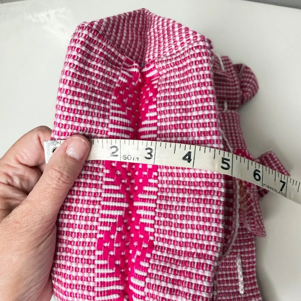Pinzon Woven Backpack Womens Pink Geometric‎ Artisan Boho Small